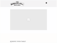 Tablet Screenshot of bunkerhillbar.com